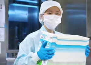 中央製乳株式会社（おなじみのパック牛乳のラベル）